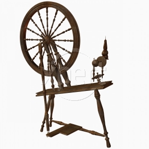 sleeping beauty spinning wheel clip art